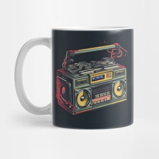 Ghetto Blaster Boom Box 80s Hip-Hop Stereo Mug